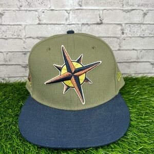 New Era 59fifty Seattle Mariners 40th Anniversary Patch Hat 7 3/4 Hat Club